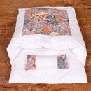 Closed Removable and Washable Cat Litter Sleeping Bag Winter Warm Dog Kennel, Size: M(Pink Cat)