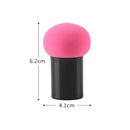 8 PCS Mushroom Head Puff Round Head Small Mushroom With Handle Puff Makeup Sponge Puff(Black)