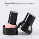 8 PCS Mushroom Head Puff Round Head Small Mushroom With Handle Puff Makeup Sponge Puff(Black)