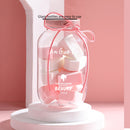 3 Sets 12 in 1 Cans Disposable Powder Puff Triangle Makeup Powder Puff Set Fan-Shaped Powder Puff(Four Colors)