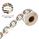 10 PCS Roll Flower Decoration Thank You Seal Sticker Envelope Decoration Wedding Decoration, Size: 2.5cm/1inch(A-18)