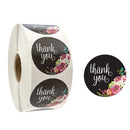 10 PCS Roll Flower Decoration Thank You Seal Sticker Envelope Decoration Wedding Decoration, Size: 2.5cm/1inch(A-20)