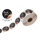 10 PCS Roll Flower Decoration Thank You Seal Sticker Envelope Decoration Wedding Decoration, Size: 2.5cm/1inch(A-20)
