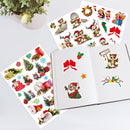 3 Set Christmas Cartoon Illustration Kids Toy Stickers, Size:148x210mm(P-3)
