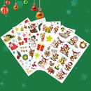 3 Set Christmas Cartoon Illustration Kids Toy Stickers, Size:148x210mm(P-3)