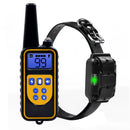 Bark Stopper Dog Training Device Dog Collar with Electric Shock Vibration Warning(US Plug)