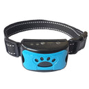 Rechargeable Waterproof Intelligent Identification Automatic Lock Bark Stop(Sky Blue)