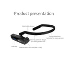 ORDRO EP5 WIFI APP Live Video Smart Head-Mounted Sports Camera With Remote Control(Black)