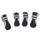 4 in 1 Pet Shoes Dog Shoes Walking Shoes Small Dogs Pet Supplies, Size: S(Black)