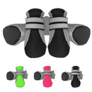 4 in 1 Pet Shoes Dog Shoes Walking Shoes Small Dogs Pet Supplies, Size: S(Black)