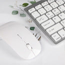 X5 2 in 1 Ultra-Thin Mini Wireless Bluetooth Keyboard + Bluetooth Mouse Set, Support Win / Android / IOS System(Black)