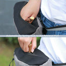 MOVEPEAK Pet Snack Bag Leash Pet Training Waist Bag Outing Dog Snack Bag(Dark Blue)