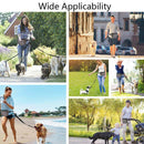 MOVEPEAK Pet Snack Bag Leash Pet Training Waist Bag Outing Dog Snack Bag(Dark Blue)