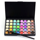 40 Colors Eye Makeup Matte Glitter Diamond Shimmer Eye Primer Luminous Eye Shadow(E40