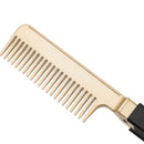 Portable Wet And Dry Clip Hair Straightener Straight Hair Comb(AU Plug)
