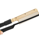 Portable Wet And Dry Clip Hair Straightener Straight Hair Comb(AU Plug)
