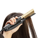 Portable Wet And Dry Clip Hair Straightener Straight Hair Comb(AU Plug)