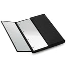 Tri-Fold Mirror LED 8 Lights Makeup Mirror(Black)