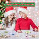 Christmas Creative DIY Decoration Gift Set Handmade Wood Chip Pendant, Style:JM02040