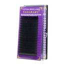 16Rows Natural Makeup Lashes Black False Eyelashes Eye Lashes Extension Tools, Curl:C, Thickness:0.07mm(8mm)