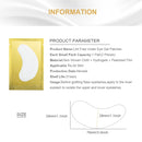 50 PCS Paper Patches Eyelash Under Eye Pads Lash Eyelash Extension Paper Patches Eye Tips Sticker Wraps Make Up Tools(Golden)