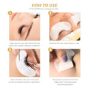 50 PCS Paper Patches Eyelash Under Eye Pads Lash Eyelash Extension Paper Patches Eye Tips Sticker Wraps Make Up Tools(Golden)