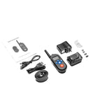 800m Remote Control Electric Shock Bark Stopper Vibration Warning Pet Supplies Electronic Waterproof Collar Dog Training Device, Style:556-1(UK Plug)