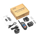 800m Remote Control Electric Shock Bark Stopper Vibration Warning Pet Supplies Electronic Waterproof Collar Dog Training Device, Style:556-3(AU Plug)