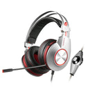 XIBERIA K5 Subwoofer 7.1 Music Gaming Headset, Cable Length: 2m, Style:Single 3.5mm(Gray)