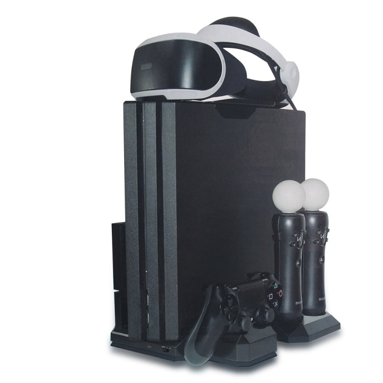 DOBE TP4-888 Multi-Function Bracket Host Dual Charging Base Fan Handle Charging Stand For PS4/SLIM/PRO/VR