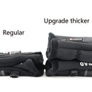 HUMRAO Outdoor Riding Gloves Winter Velvet Thermal Gloves Ski Motorcycle Waterproof Non-Slip Gloves, Size: L(Black)