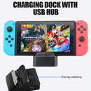 Video Projection Converter Cooling Portable Charging Base For Switch, Color of the product: Keyboard and Mouse