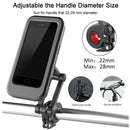 Motorcycle Rearview Mirror Mobile Phone Bracket Locomotive Mobile Phone Bracket Bicycle Handle Waterproof Bracket