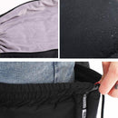 Electric Bicycle Winter Motorcycle Windshield Waterproof Warm Leg Cover Plus Velvet Padded Knee Pads, Size:60cm Standard(Black)
