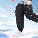 Electric Bicycle Winter Motorcycle Windshield Waterproof Warm Leg Cover Plus Velvet Padded Knee Pads, Size:70cm Extended(Black)