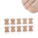 10 PCS Glue-free Orthopedic Nail Stick Toe Nail Groove Inlay Corrector(Transparent Bottom)