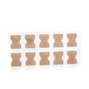 10 PCS Glue-free Orthopedic Nail Stick Toe Nail Groove Inlay Corrector(Transparent Bottom)