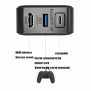 Multi-Function Projection And Charging AC Adapter Base Support Android/PC/Lite For Switch, Specifications:Black+EU Plug