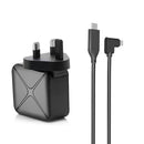 Multi-Function Projection And Charging AC Adapter Base Support Android/PC/Lite For Switch, Specifications:Black+UK Plug