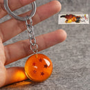 2 PCS Anime 7 Stars Balls 2.7cm PVC Figures Toys Keychain(5 star)