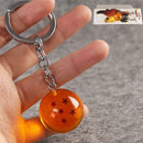 2 PCS Anime 7 Stars Balls 2.7cm PVC Figures Toys Keychain(7 star)