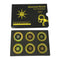 10PCS Quantum Shield Mobile Phone Sticker For Cell Phone Anti Radiation Protection from EMF Fusion Excel Anti-Radiation Gold