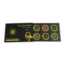 10PCS Quantum Shield Mobile Phone Sticker For Cell Phone Anti Radiation Protection from EMF Fusion Excel Anti-Radiation Gold