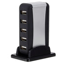 7 x USB 2.0 HUB with Base, US Plug
