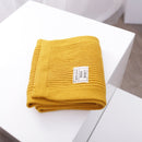 WJ8657 Solid Color Children Scarf Winter Knitted Scarf Warm Wool Baby Scarf, Length (CM): 125cm(Light Brown)