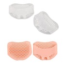 10 Pairs High Heels Honeycomb Sleeve Breathable Anti-Pain Forefoot Pad, Random Color Delivery