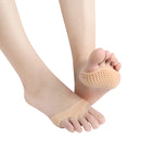 10 Pairs High Heels Honeycomb Sleeve Breathable Anti-Pain Forefoot Pad, Random Color Delivery