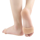 10 Pairs High Heels Honeycomb Sleeve Breathable Anti-Pain Forefoot Pad, Random Color Delivery