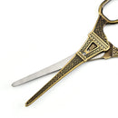 Stainless Steel Eiffel Tower Scissors Handmade Thread Tea Bag Scissors(Green Bronze)