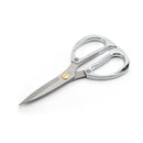 K82 Stainless Steel Alloy Scissors Multifunctional Household Powerful Diamond Scissors(Silver)